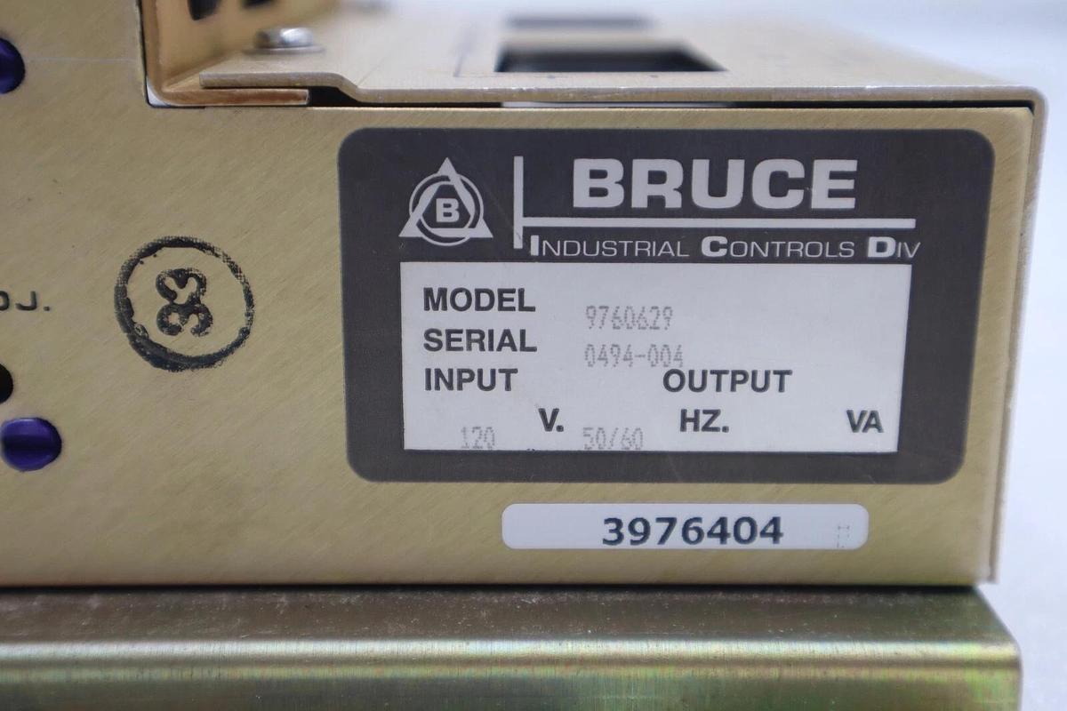 Bruce Technologies 7601SS Solid State Scanner 3Channel 120V 50/60HZ #2616