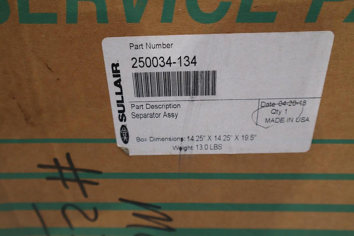 Sullair 250034-134 Air/Oil Separator Compatible - NEW IN BOX - STOCK GF1148