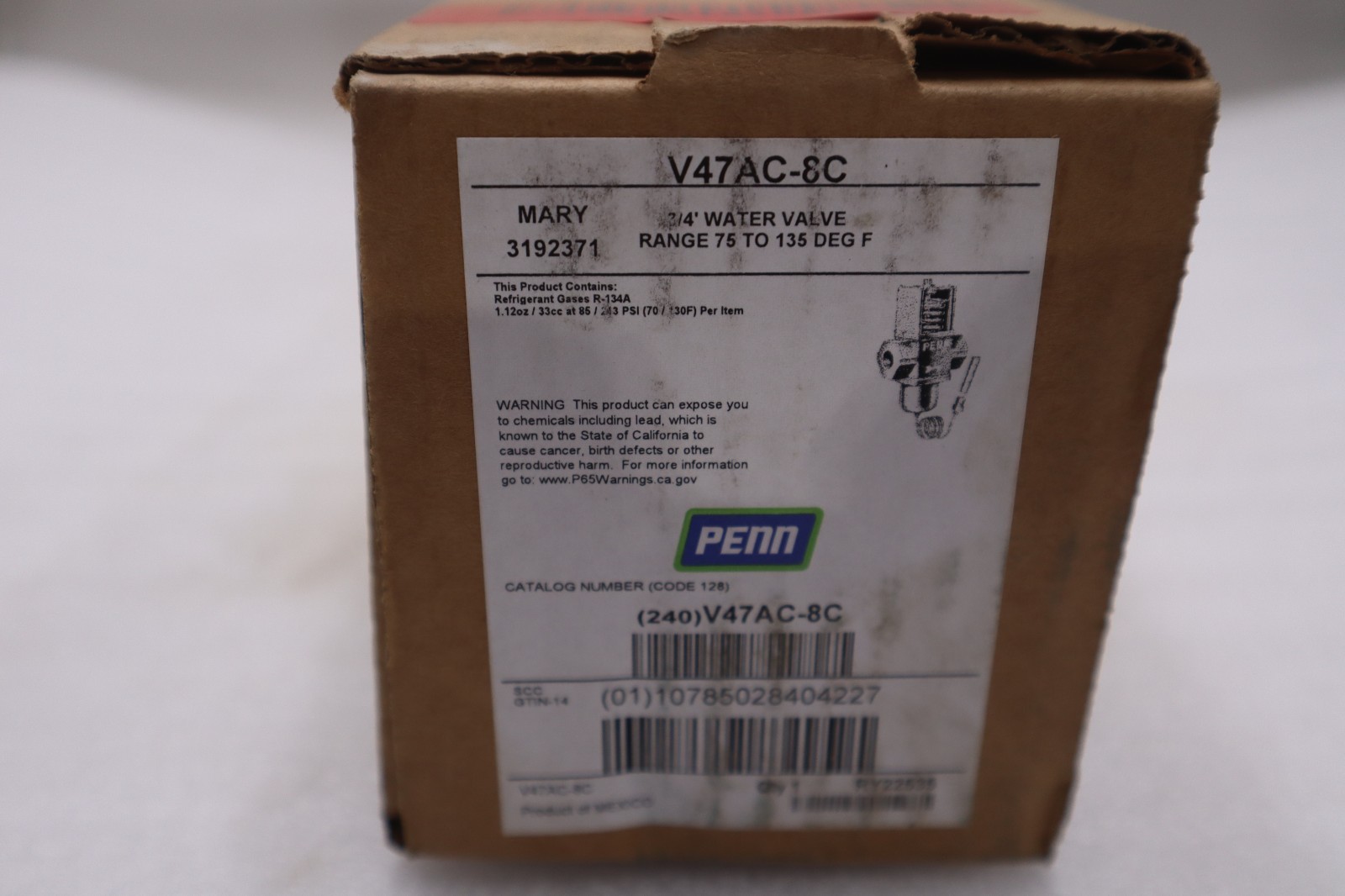 Johnson Controls V47AC-8C Regulating Valve 2 Way 3/4" NPT 150psi - STOCK GF448A