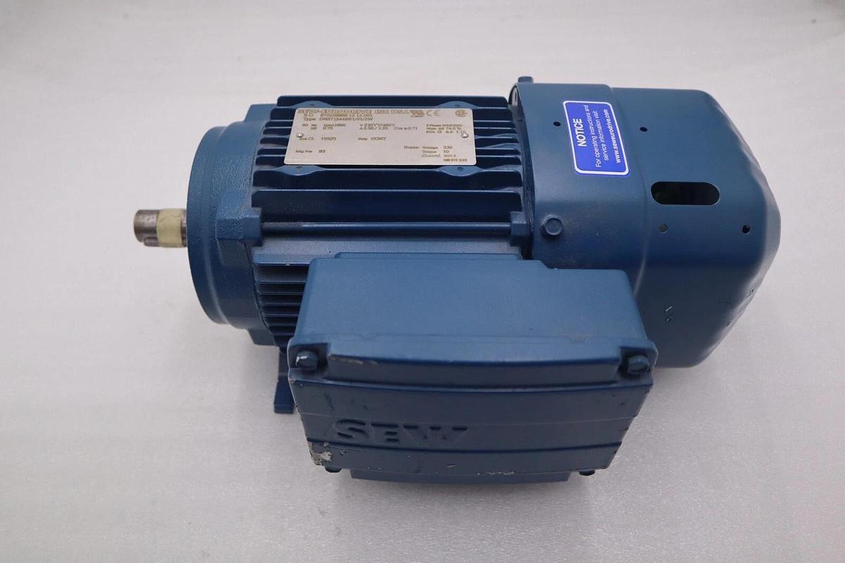 Used Sew Eurodrive DRS71M4BE1/FI/2W 60 Hz RPM 1690 Gearmotor STOCK M-144