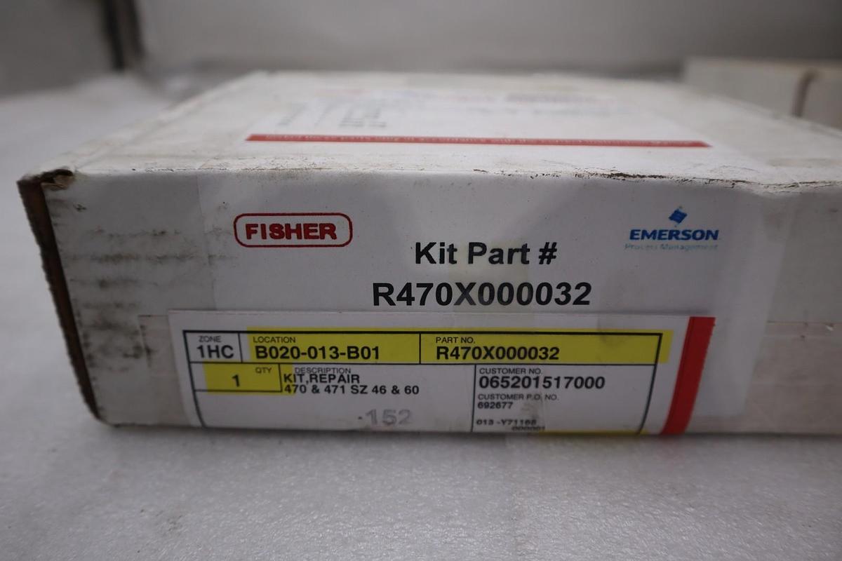 FISHER R470X000032 Repair Kit For Type 470 & 471 Actuator Sizes 46 & 60 #GF163A