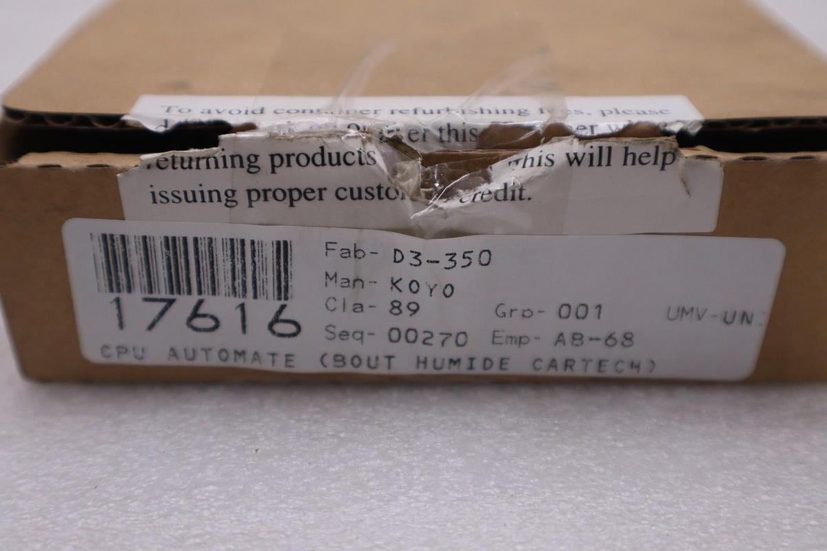 PLC DIRECT D3-350 - NEW OPEN BOX - STOCK GF594A