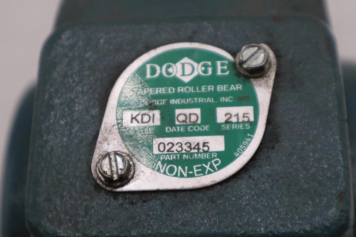 Used DODGE P2B-DI-215R 023345 DOUBLE INTERLOCK PILLOW BLOCK - STOCK CC191