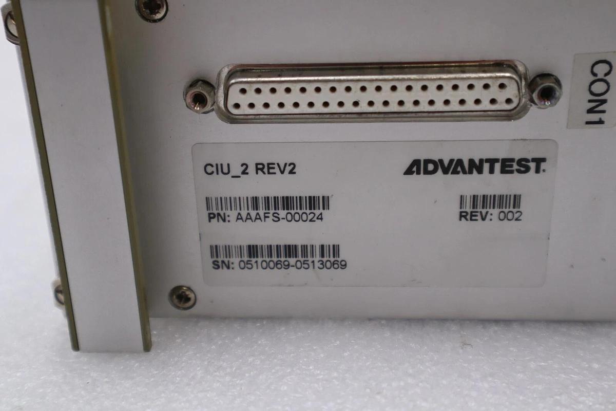 ADVANTEST CIU_2 REV2 AAAFS-00024 REV002 STOCK #2867