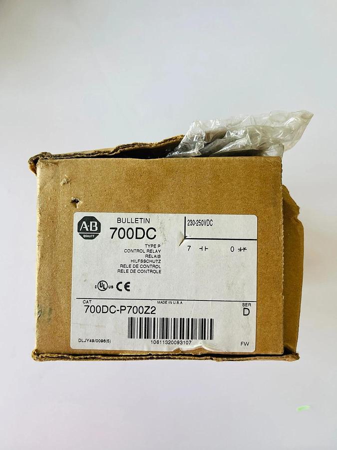 Control Relay 700DC-P700Z2 Allen-Bradley 700DCP700Z2 NEW IN BOX #K-1010