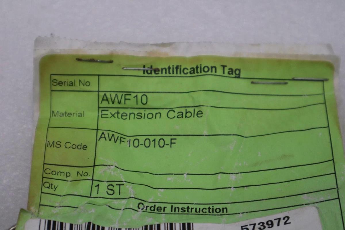 Used NEW YOKOGAWA AWF10 EXTENSION CABLE AWF10-010-F STOCK G711