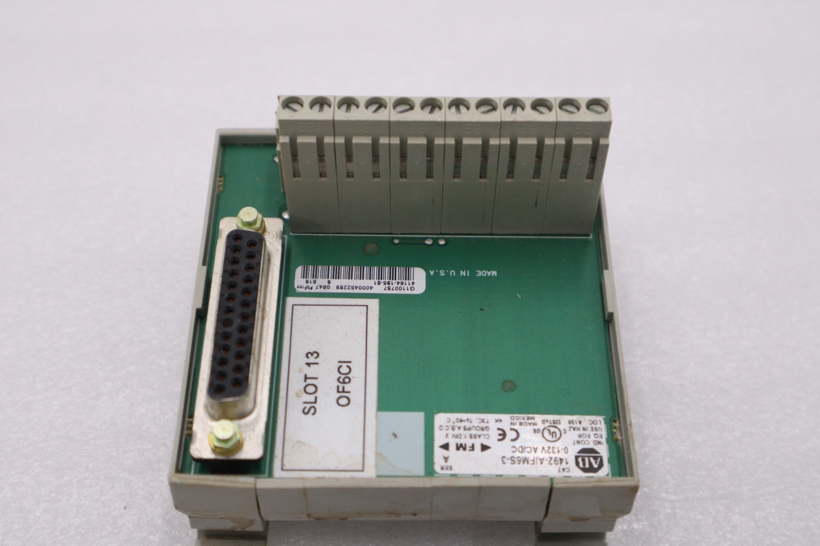 Used AB Allen Bradley Input Interface Module 1492-AIFM6S-3 1492AIFM6S3 STK H1416A