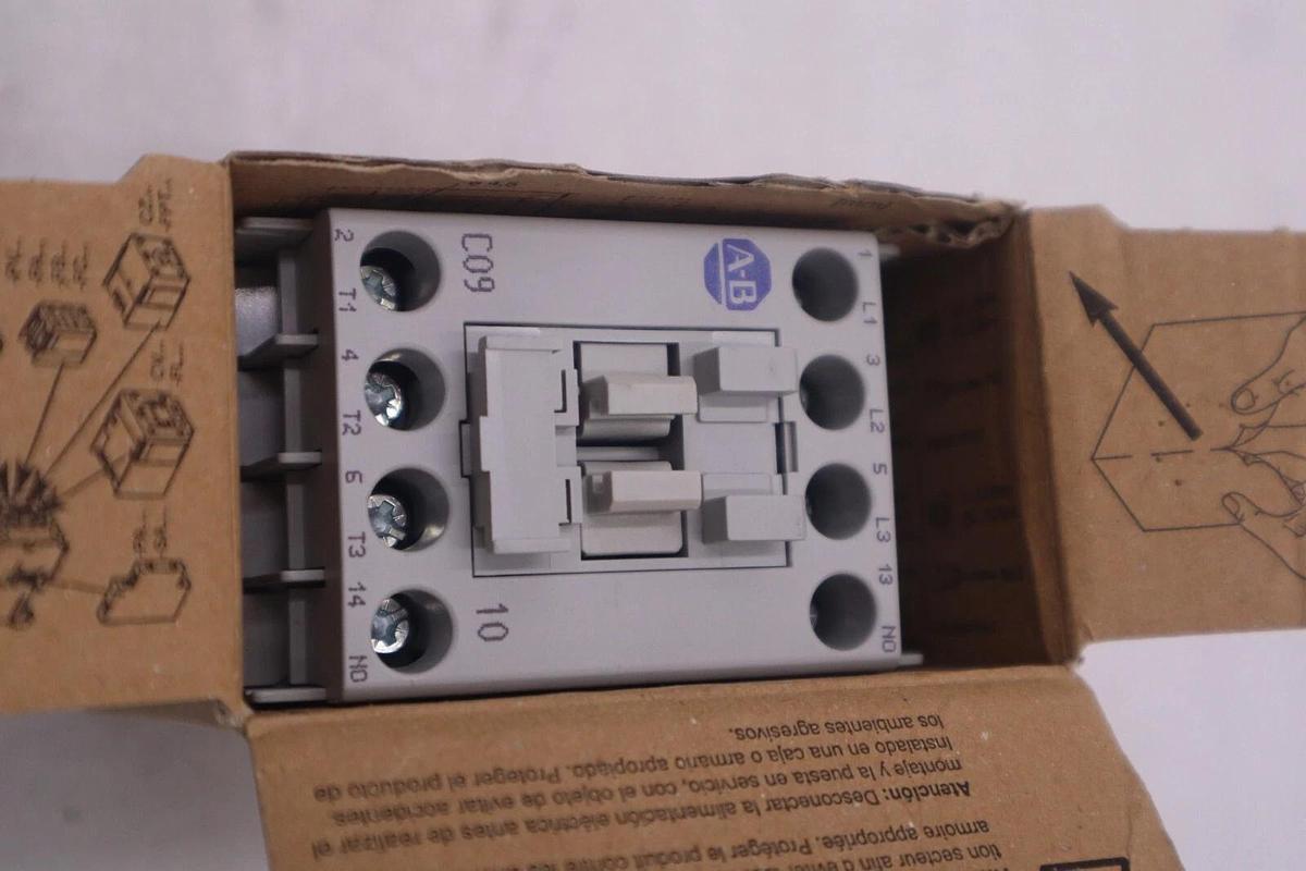 Used NEW OPEN BOX ALLEN BRADLEY 100-C09D10 CONTACTOR IEC 9 AMP 3 POLE STOCK B-1385 662072608203