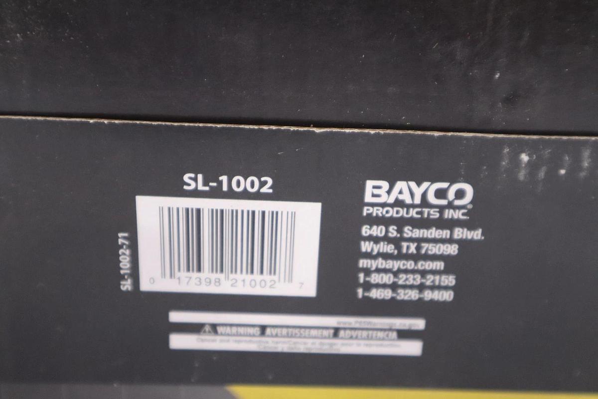 Used Bayco SL-1002 500w Halogen Single Fixture Work Light - NEW IN BOX - STOCK 1707CC