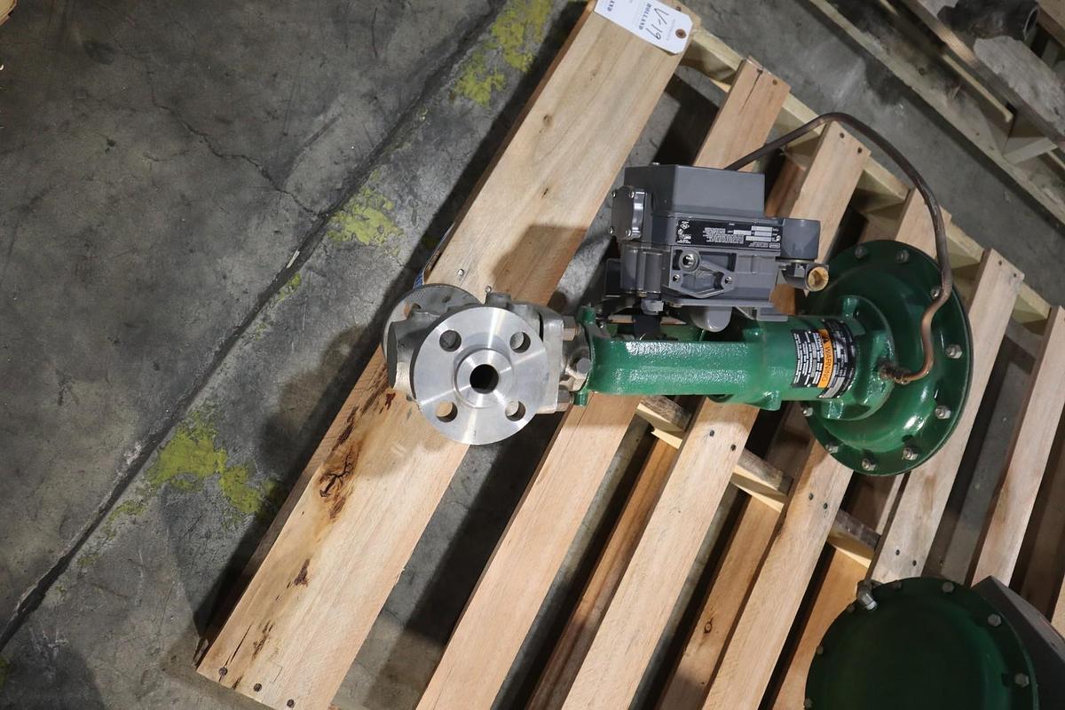 Used Fisher Control Valve Size 30 With Type 667 Pneumatic Actuator