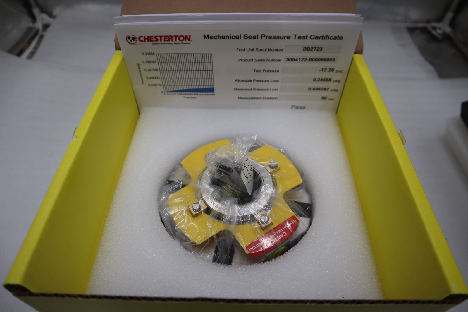 CHESTERTON S20 CASSETTE Cartridge Seal 1.750" Item 179348 NEW IN BOX STOCK 2956B