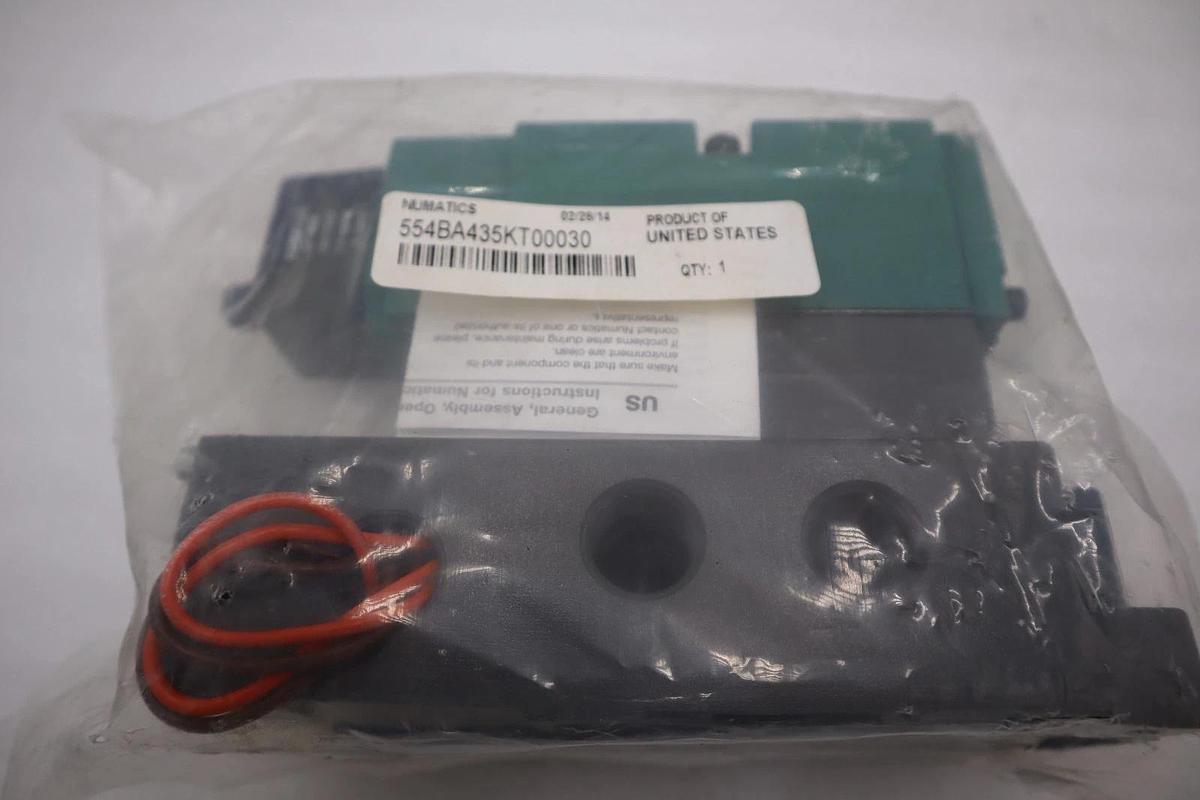 Used NEW ASCO 554BA435KT00030 SOLENOID VALVE MK55 SERIES 1/2" PORTS STOCK H1313
