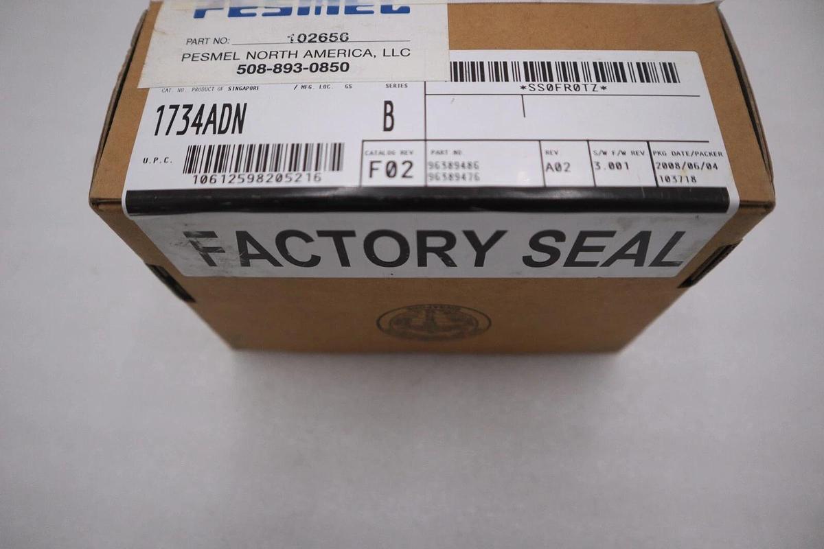 ALLEN BRADLEY 1734ADN POINT I/O ADPATER COMMUNICATIONS 24 VOLT DC STOCK G404A