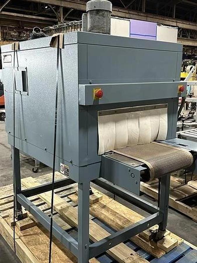 Used SHANKLIN MODEL T - 7F SHRINK TUNNEL W/ TEFLON MESH BELT