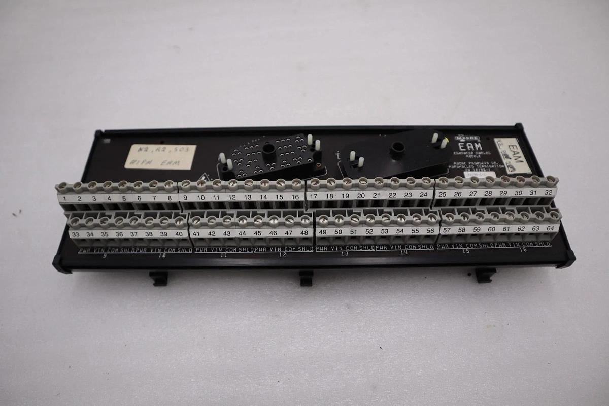 Used Moore EAM ​16190-1-1 Enhanced Analog Module MTA Termination Assembly STK H1492