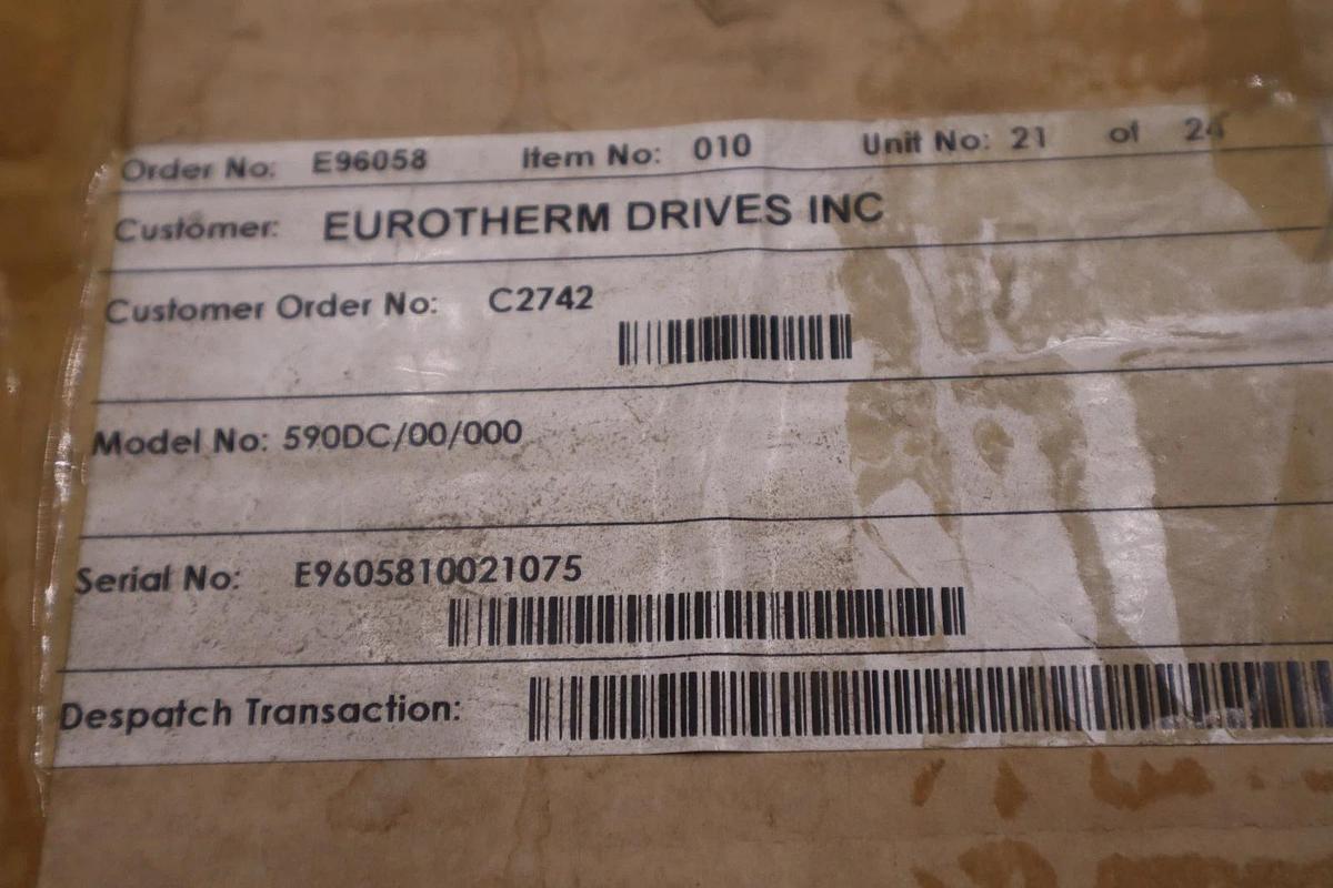 NEW OPEN BOX PARKER EUROTHERM 590DC/00/000 590 DIGITAL SERIES DRIVE STK SGF148