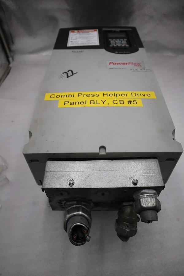 Used ALLEN BRADLEY 20F11ND077AA0NNNNN SER. A 3 PHASE 47-63Hz - STOCK 3711CC