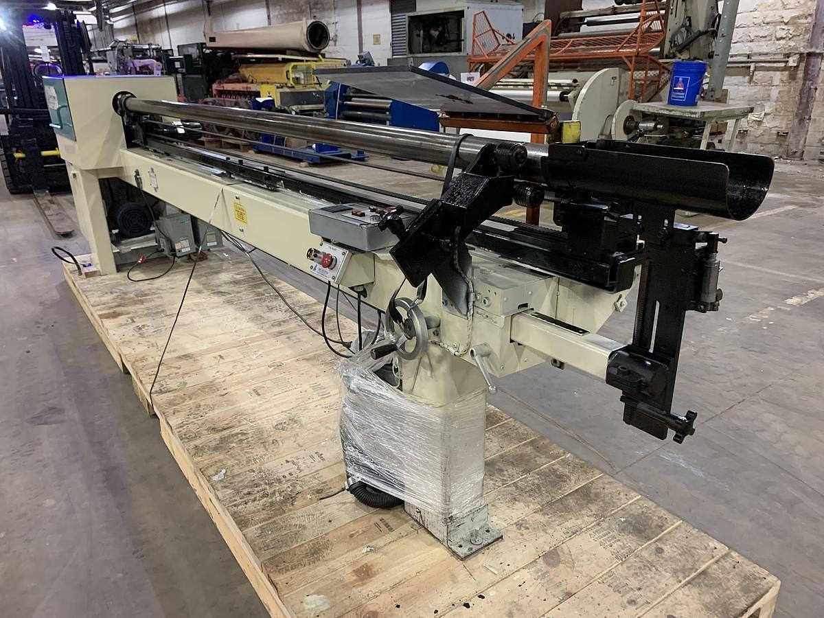 Used 120" WIDE AUTOMATIC HANDLING MODEL SHARK-10 CORE CUTTER 3" CORES