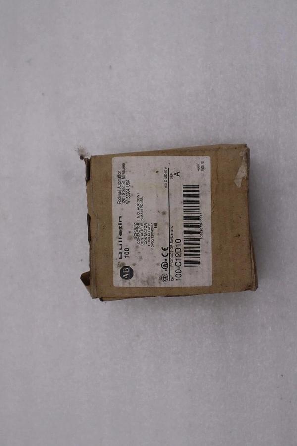Used NEW Allen Bradley 100-C12D10 110/120V AC IEC 12A Contactor STOCK H137 662072605370