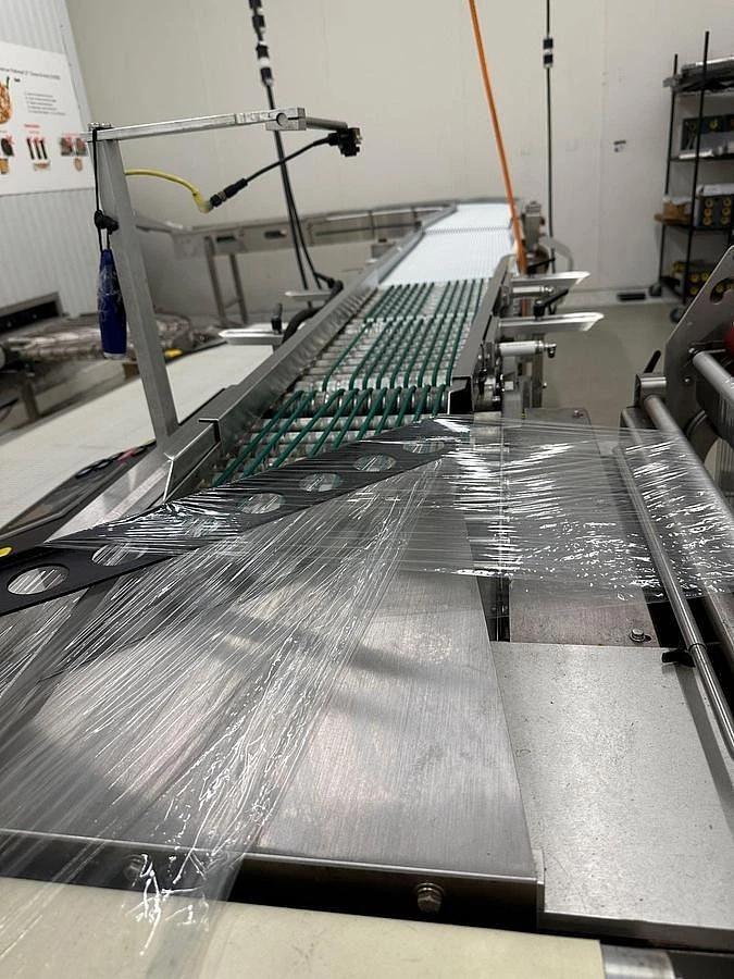 Used SHANKLIN F-1A CDA STAINLESS STEEL FOOD GRADE SIDE SEAL SHRINK WRAPPER