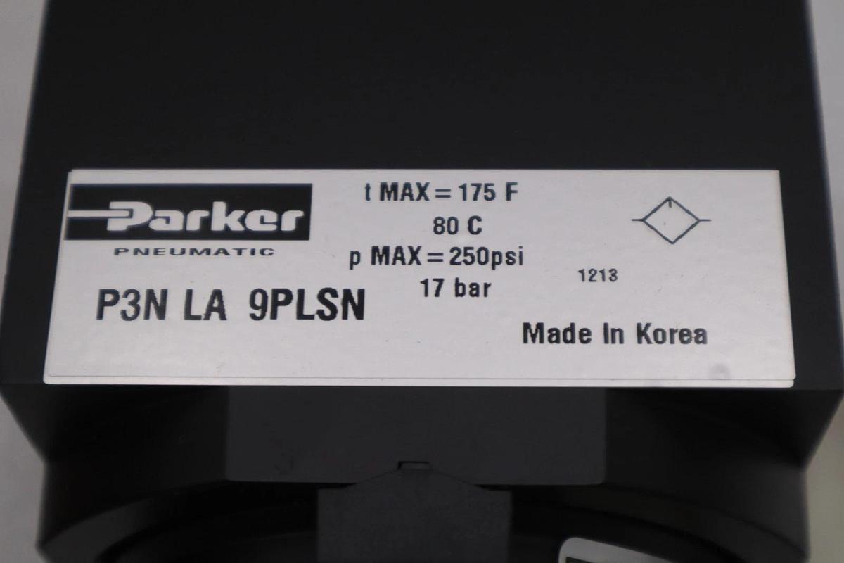PARKER PNEUMATIC AIR LINE HI-FLOW MIST LUBRICATOR P3N LA 9PLSN STK GF322
