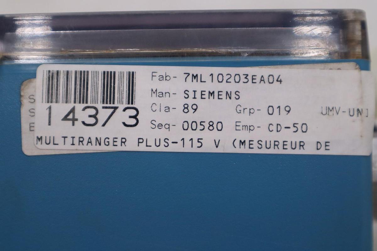 Used Siemens Milltronics 7ML10203EA04 Multiranger Plus Level Monitor Relay Box GF1073