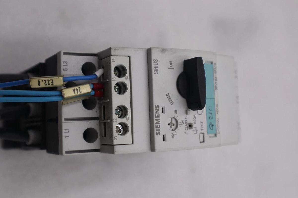 Used Siemens 3RV1031-4FA10 Motor Protection Circuit Breaker 28~40A STOCK K-3823