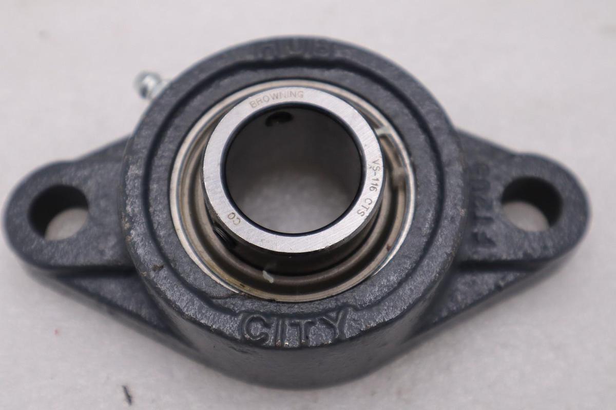 Used HUB-CITY FB260X1 Flange Mount Bearing Unit 1" ID STOCK H1315