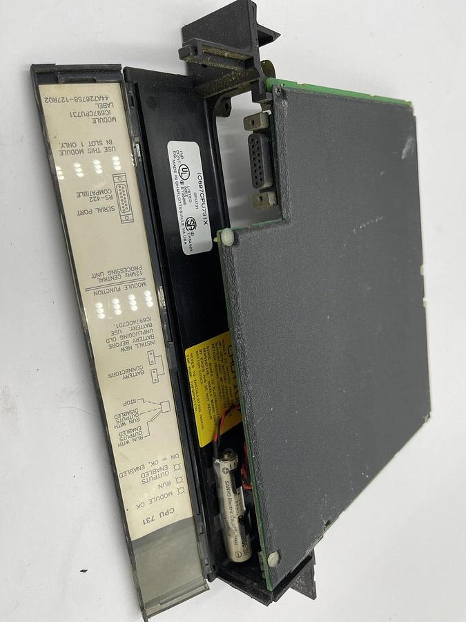 Used GE FANUC CENTRAL PROCESSOR UNIT  IC697CPU731 44A726758-127R02 STOCK 1557