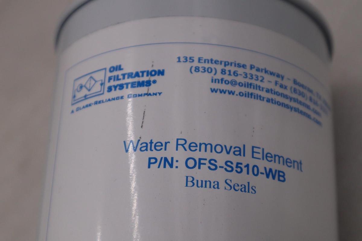 OIL FILTRATION SYSTEM FILTER OFS-S510-WB - NEW - STOCK GF1161
