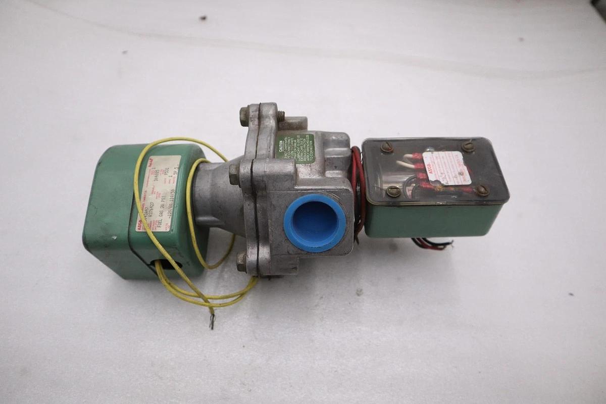 Asco 8043A47 Electric Solenoid  Valve Pipe Size 1" NPT Coil 120 VAC - STK CC169