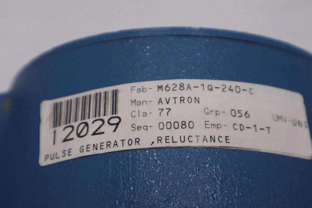 Used Avtron M628A Pulse Generator 1Q-240-C Rev W 240 PPR - STOCK GF921