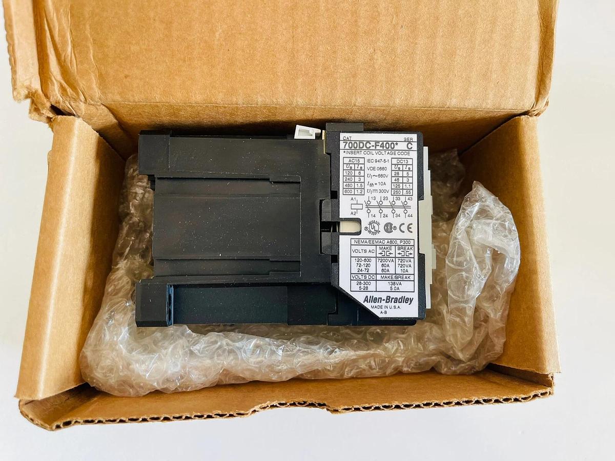 Allen Bradley 700DC-F400Z24 Relay 700DCF400Z24 #K-484
