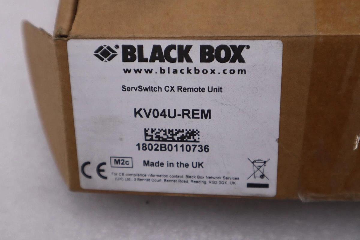 NEW OPEN BOX Black Box KV04U-REM ServSwitch CX Remote USB Unit STK GF203