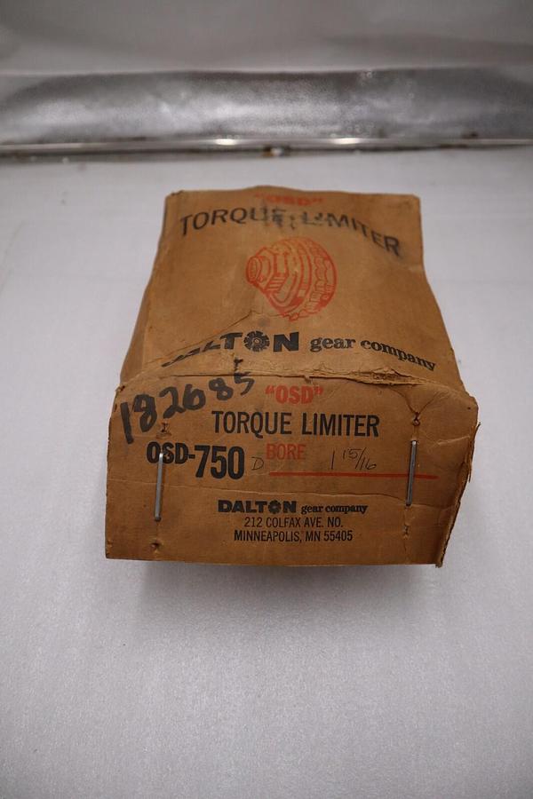 New Dalton Gear OSD-750D-1 15/16" Torque Limiter Overload Safety Device #H260A