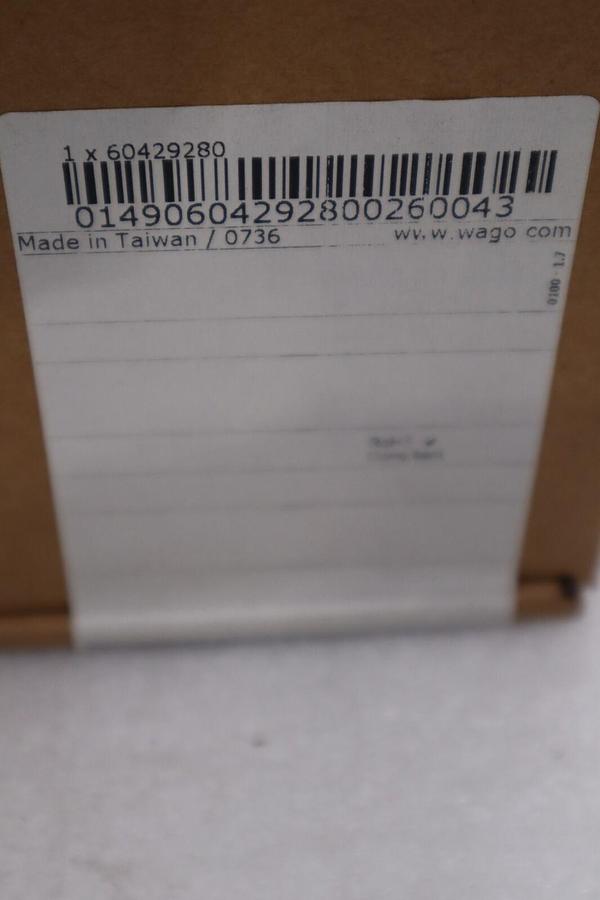 NEW IN BOX WAGO 852-1322 Switch Ethernet Managed Port Count STOCK H736