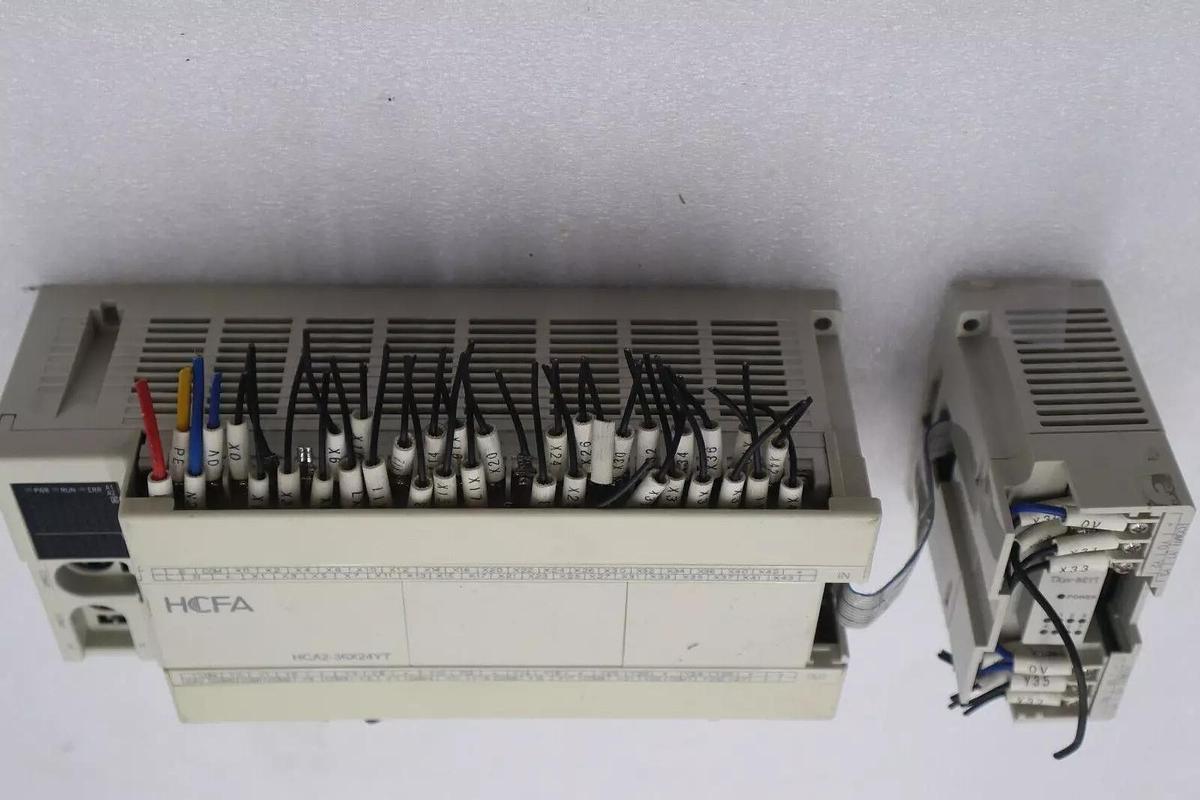 Used HCFA PLC Controller HCA2-36X24YT-A Input: AC85~264V 50/60Hz 35W/Max Stock #K-175