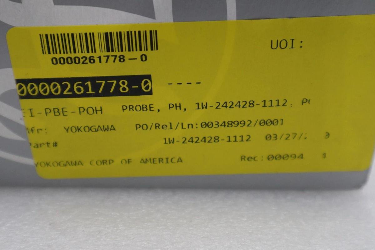 Used NEW OPEN BOX Hamilton 242428-1112 Polilyte Plus H VP 120 Probe STOCK G580