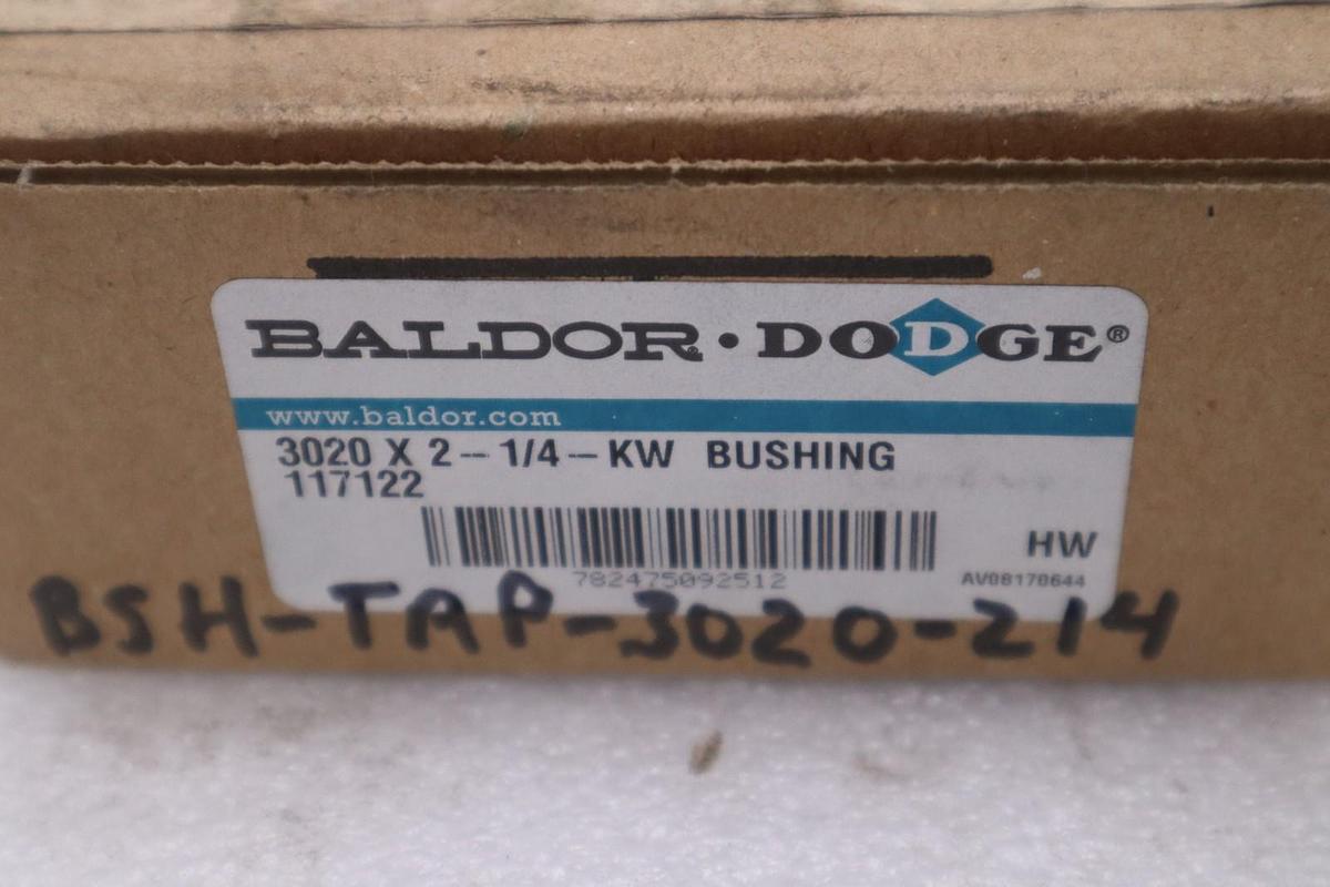 BALDOR DODGE 3020 X 2-1/4 BUSHING STOCK #L-288A