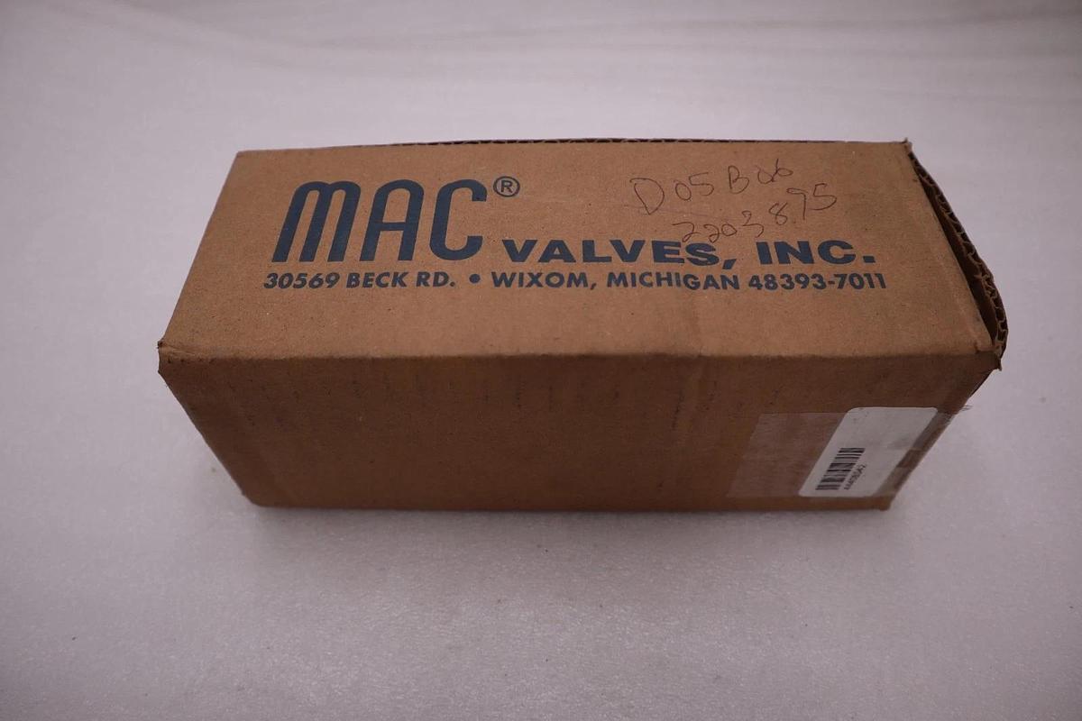 MAC VALVES INC 6523B-000-PM-501DA / 6523B000PM501DA NEW UNIT STOCK H822A