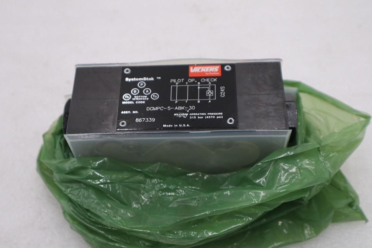 Used VICKERS DGMPC-5-ABK-30 SOLENIOD VALVE STOCK #2074B