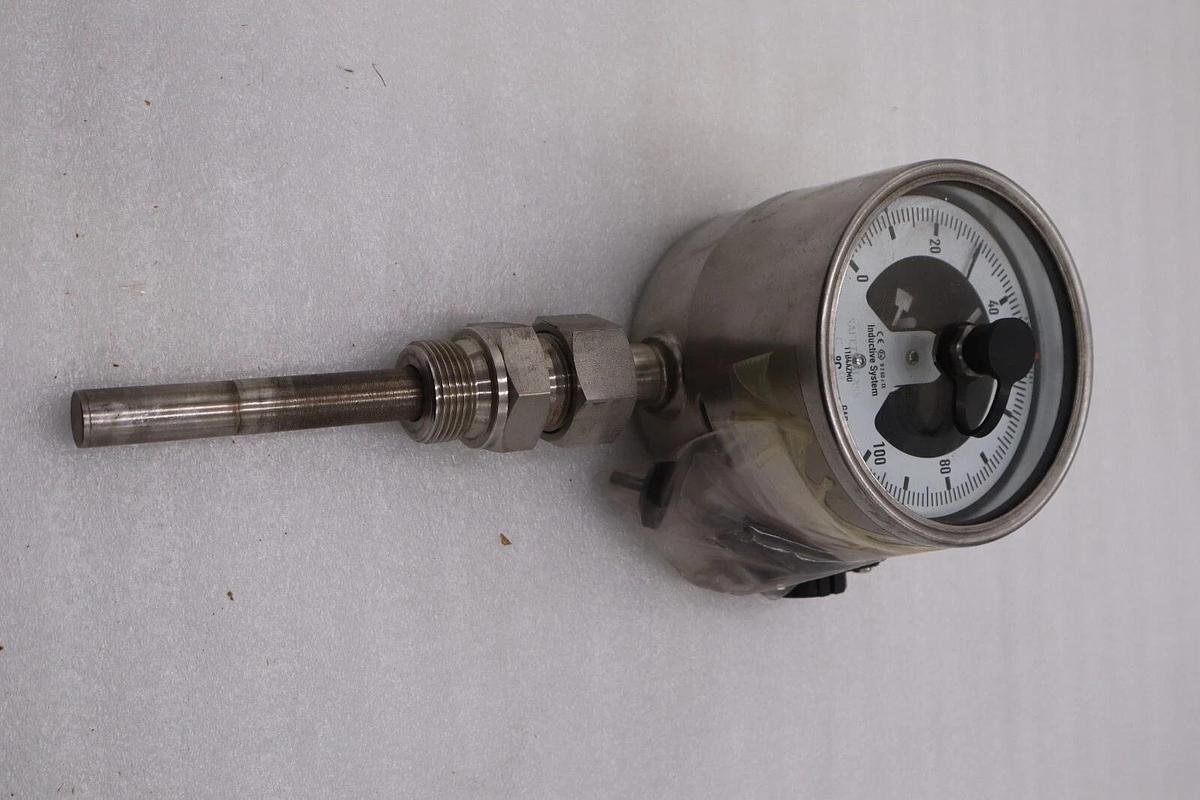 Used NEW Wika 831.2 DIN 16196 Gas Actuated Thermometer STOCK 5465