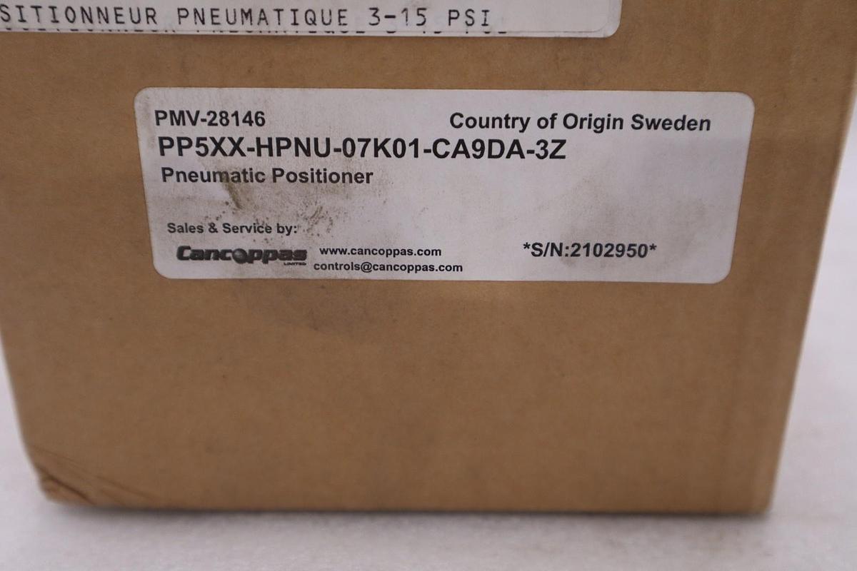 PMV-28146 PP5XX-HPNU-07K01-CA9DA-3Z Pneumatic Positioner - STOCK GF1051