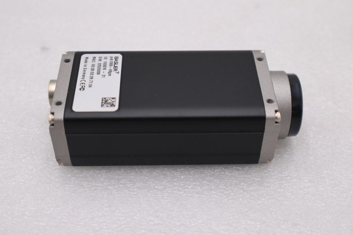 Used BASLER piA1000-48gm MACHINE VISION CAMERA STOCK H1156A