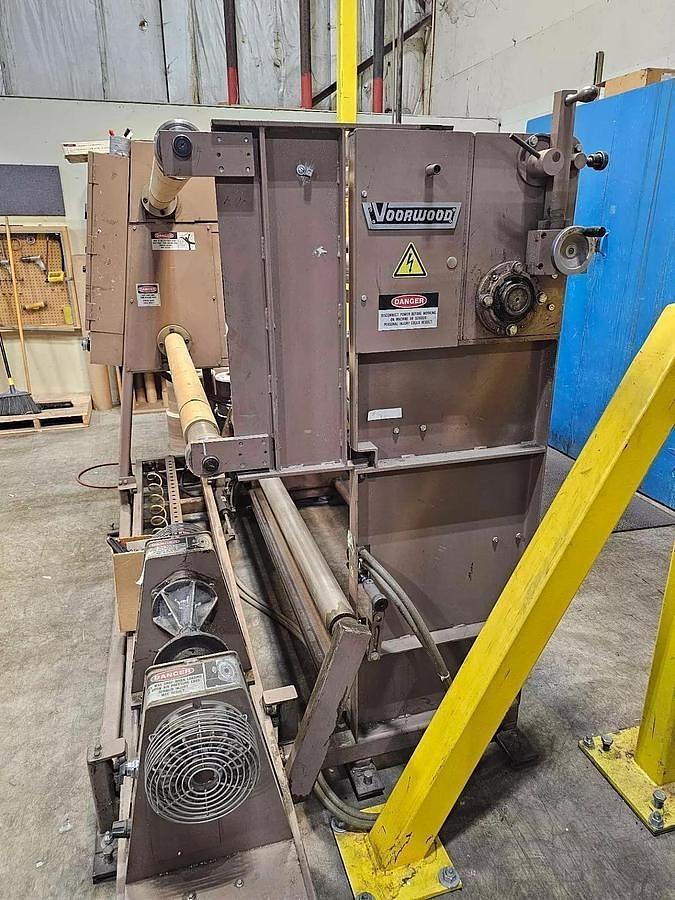 Used 64" WIDE VOORWOOD DUPLEX SLITTER REWINDER MODEL S64R