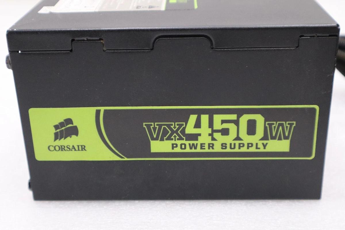 Used CORSAIR CMPSU-450VX 450 W ATX12V V2.2 80 PLUS  Active PFC Compat STOCK H1241