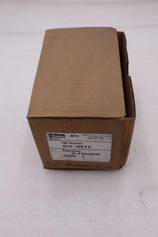NEW OPEN BOX Parker 6C10-025X8 Replacement Elements STK GF1137