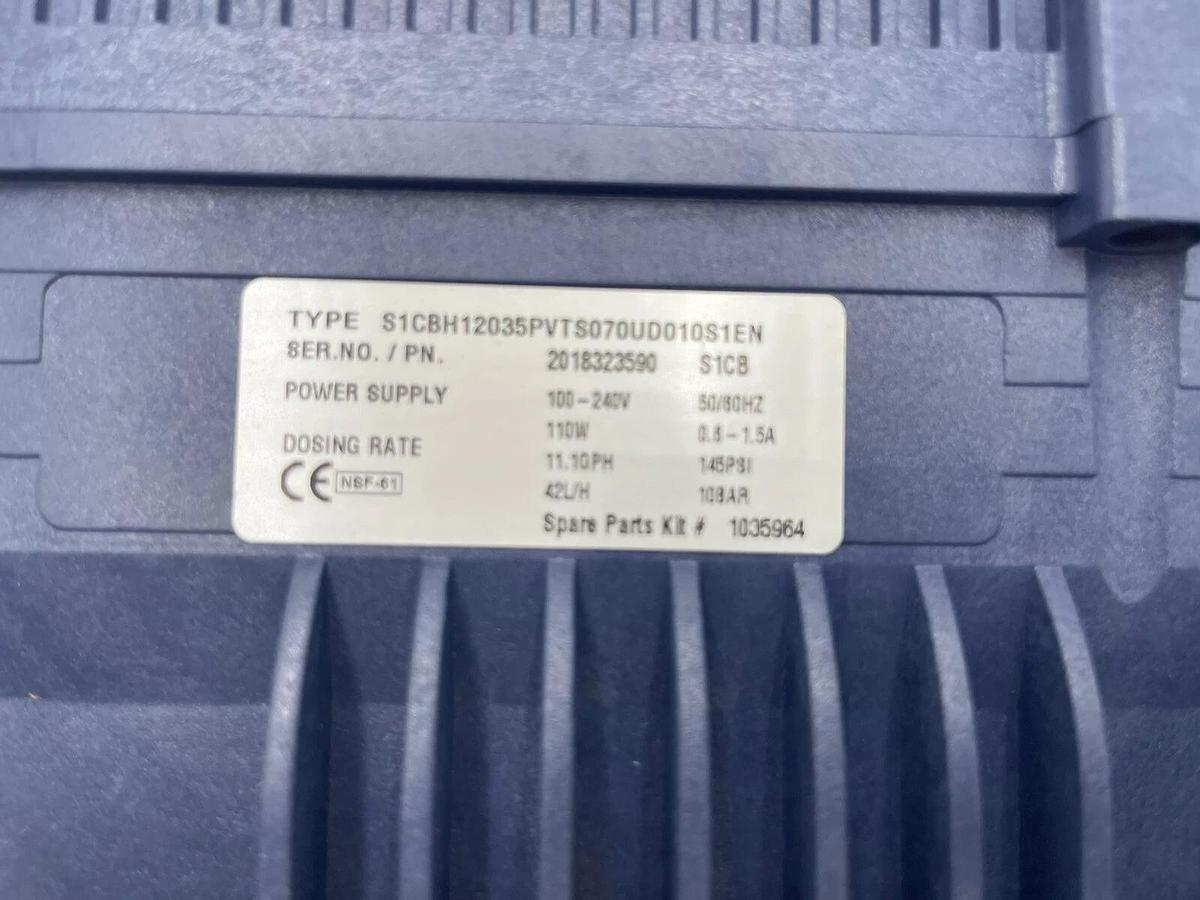 prominent s1cbh12035pvts070ud010s1en metering pump 11.1gph NEW stock 1262