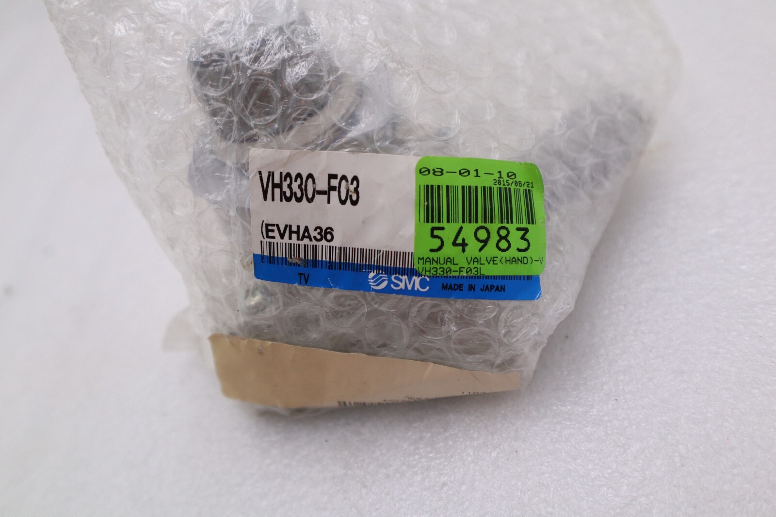 Used SMC VH330-F03-L / VH330F03L (BRAND NEW) STOCK L-233-A