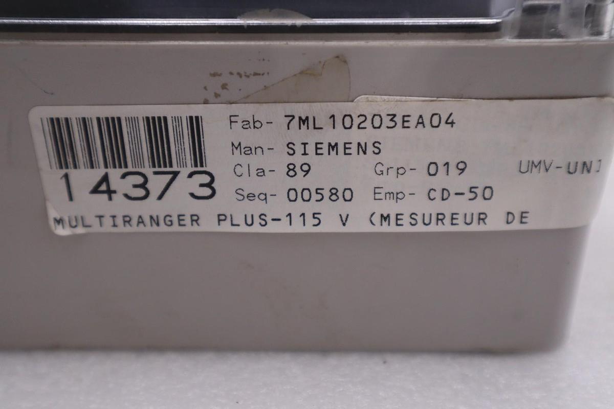 Used Siemens Milltronics 7ML10203EA04 Multiranger Plus Level Monitor Relay Box GF1074